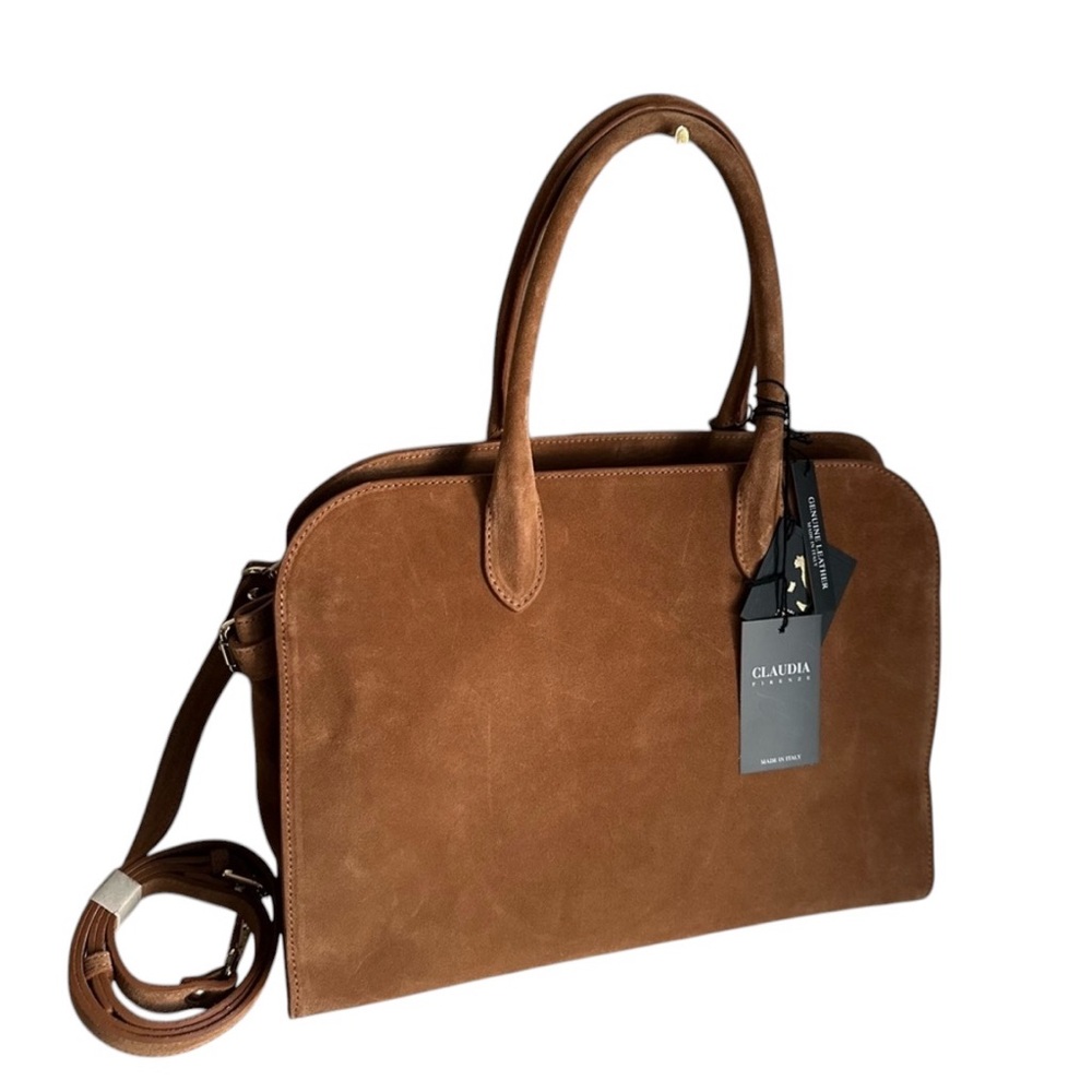 CLAUDIA FIRENZE  Suede Tote NWT
